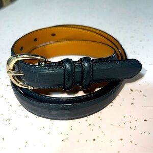 Lauren Ralph Lauren Skinny Black Women’s Belt